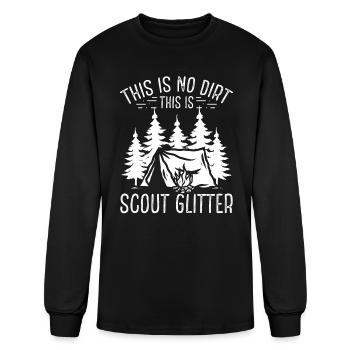 Boy Scout Leader Club Scouting Team Girl Scouts - Men's Long Sleeve T-Shirt - black - Front