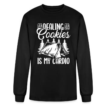 Girl Scout Leader Cookie Dealer is my Scouting - Men's Long Sleeve T-Shirt - black - Front