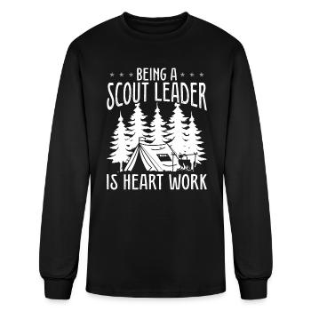 Scouting Girl Scout Leader Scouting Tour Boy Scout - Men's Long Sleeve T-Shirt - black - Front