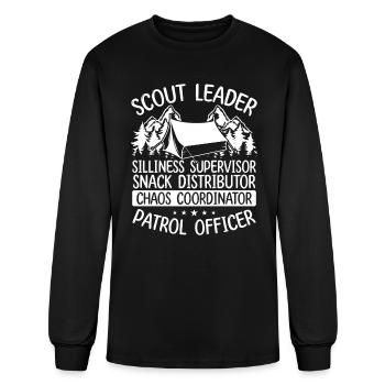 Girl Scout Leader Chaos Coordinator Scouting Tours - Men's Long Sleeve T-Shirt - black - Front