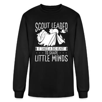 Girl Scout Leader Takes a big Heart Scouting Tours - Men's Long Sleeve T-Shirt - black - Front