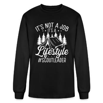 Girl Scout Leader Scoutign Patrol Leader Scouting - Men's Long Sleeve T-Shirt - black - Front