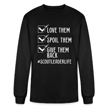 Scouting Girl Scout Leader Scout Scouting Tours - Men's Long Sleeve T-Shirt - black - Front