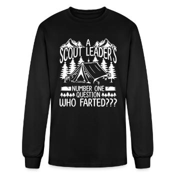 Girl Scout Leader Scoutign Boy Scouts Scouting - Men's Long Sleeve T-Shirt - black - Front