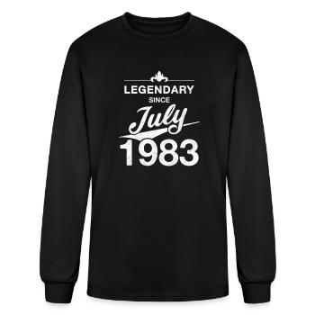 40th Birthday 40 Year Old Born July 1983 Gift - Men's Long Sleeve T-Shirt - black - Front