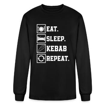 Doner Kebab - Men's Long Sleeve T-Shirt - black - Front
