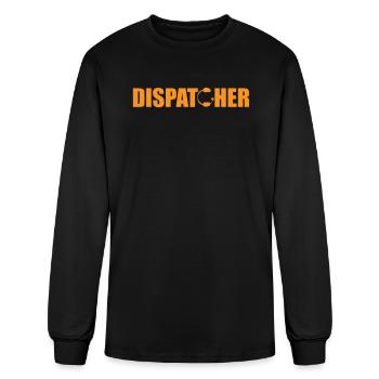 Great Dispatcher Apparel 911 Emergency Calls - Men's Long Sleeve T-Shirt - black - Front