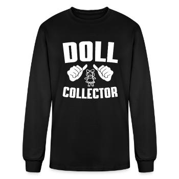 Doll Collector - Men's Long Sleeve T-Shirt - black - Front