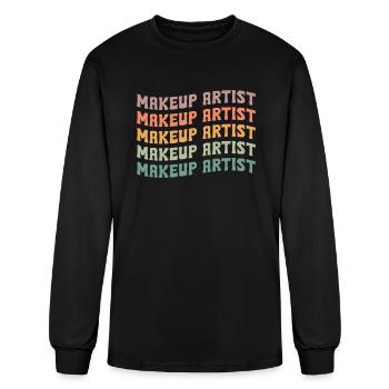 Makeup Artist - Men's Long Sleeve T-Shirt - black - Front