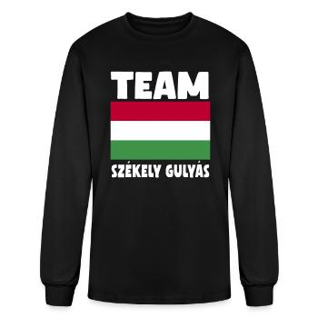 Team Szekely Gulyas - Men's Long Sleeve T-Shirt - black - Front