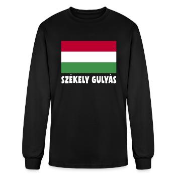 Szekely Gulyas Hungary Food - Men's Long Sleeve T-Shirt - black - Front