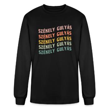 Szekely Gulyas - Men's Long Sleeve T-Shirt - black - Front