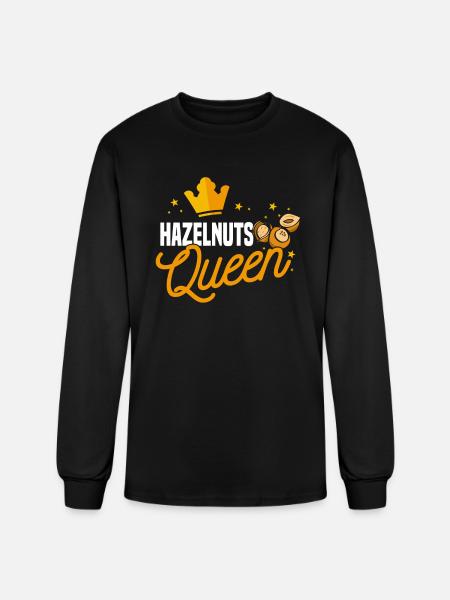 Hazelnut Queen - Men's Long Sleeve T-Shirt - black