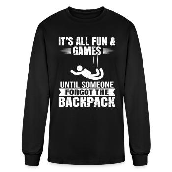 Skydiver Skydiving - Men's Long Sleeve T-Shirt - black - Front