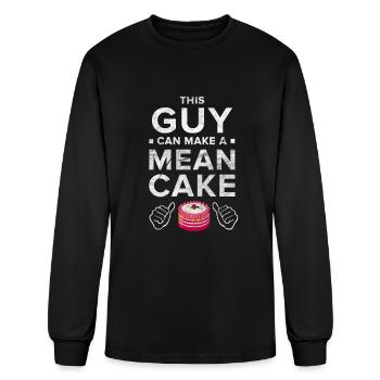 Gâteau Cupcake Cheesecake Cookie Muffin Man Cadeau - T-shirt à manches longues Homme - noir - Devant