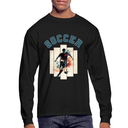 Soccer Mode On - Men's Long Sleeve T-Shirt