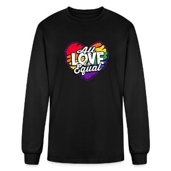 All Love is Equal - Equality - Men's Long Sleeve T-Shirt - black - Front