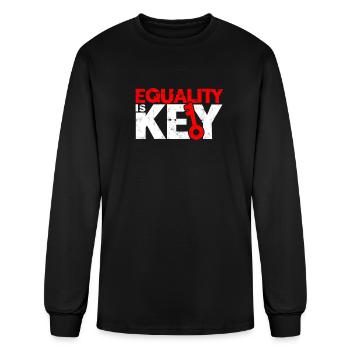 Equality is Key - Equality - Men's Long Sleeve T-Shirt - black - Front