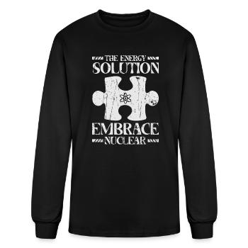 The Energy Solution: Embrace Nuclear - Nuclear - Men's Long Sleeve T-Shirt - black - Front