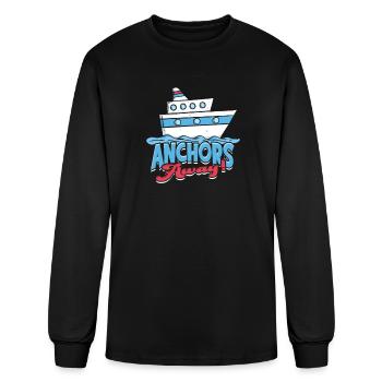 Anchors away! - Cruise - Men's Long Sleeve T-Shirt - black - Front