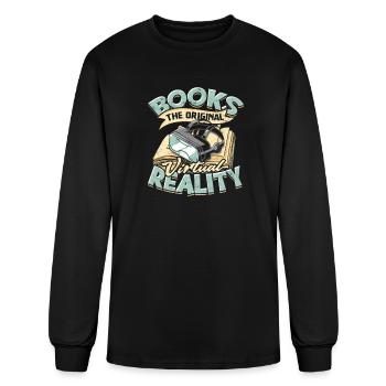 Livres - la réalité virtuelle originale - Livre - T-shirt à manches longues Homme - noir - Devant