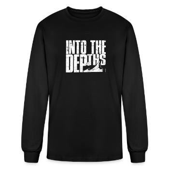 Into the Depths - Canyon - Men's Long Sleeve T-Shirt - black - Front
