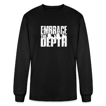 Embrace the Depth - Canyon - Men's Long Sleeve T-Shirt - black - Front