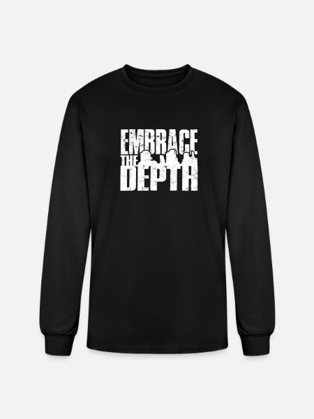 Embrace the Depth - Canyon - Men's Long Sleeve T-Shirt - black