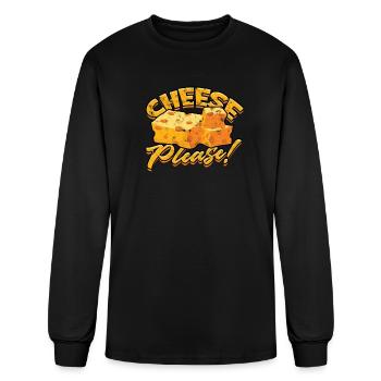 Cheese, please! - Cheese - Men's Long Sleeve T-Shirt - black - Front