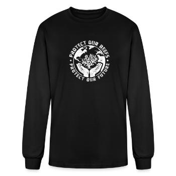 Protect our reefs, protect our future - Reef - Men's Long Sleeve T-Shirt - black - Front