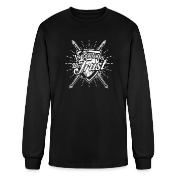 In Swords We Trust - Sword - Men's Long Sleeve T-Shirt - black - Front