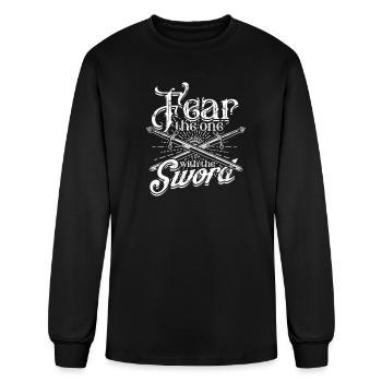 Fear the one with the Sword - Sword - Men's Long Sleeve T-Shirt - black - Front