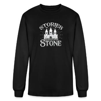 Stories Written in Stone - Castle - Men's Long Sleeve T-Shirt - black - Front