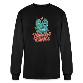 Thorns and Kisses - Cactus - Men's Long Sleeve T-Shirt - black - Front