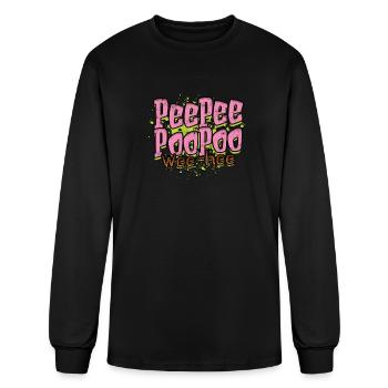 Peepee Poopoo Wee-hee - Nonsense - Men's Long Sleeve T-Shirt - black - Front