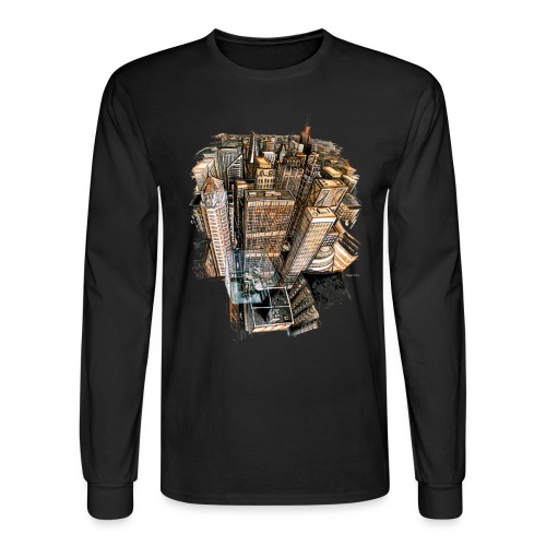 The Cube with a View - Men's Long Sleeve T-Shirt