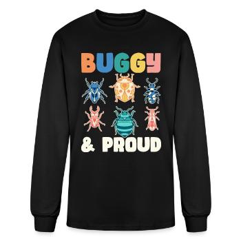 insect collector - Men's Long Sleeve T-Shirt - black - Front