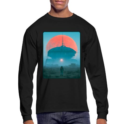 Astronaut Alien Outpost Design - Men's Long Sleeve T-Shirt