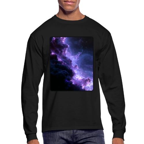 Purple Nebula Space Design - Men's Long Sleeve T-Shirt