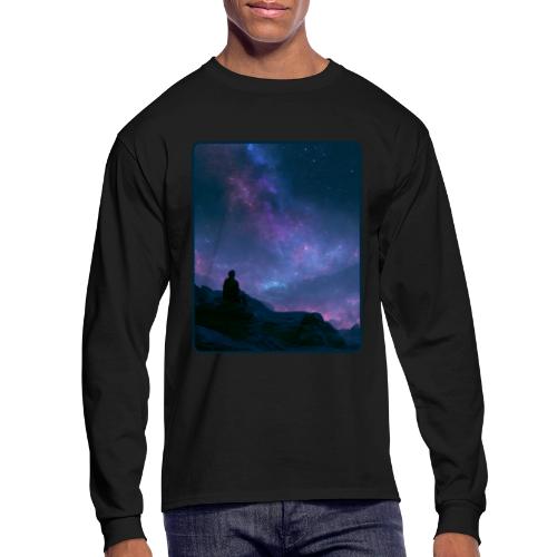 Stargazer Nebula Night Sky Art - Men's Long Sleeve T-Shirt