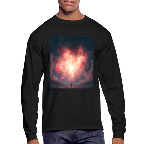 Supernova Sky Sci-Fi Artwork - Men's Long Sleeve T-Shirt