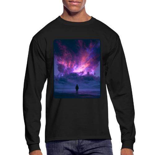 Cosmic Supernova Night Design - Men's Long Sleeve T-Shirt