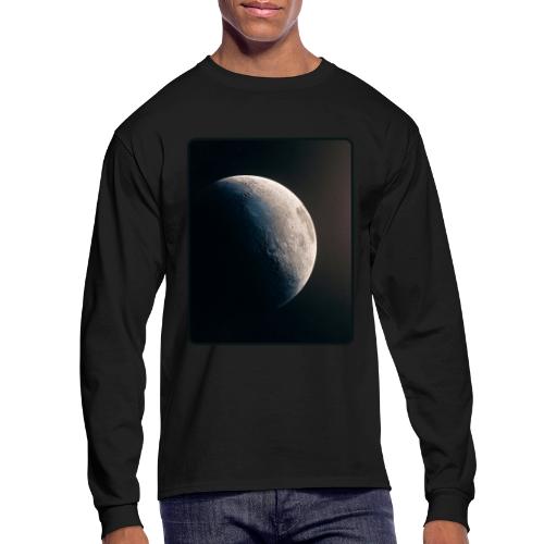 Crescent Moon Celestial Artwork - Men's Long Sleeve T-Shirt