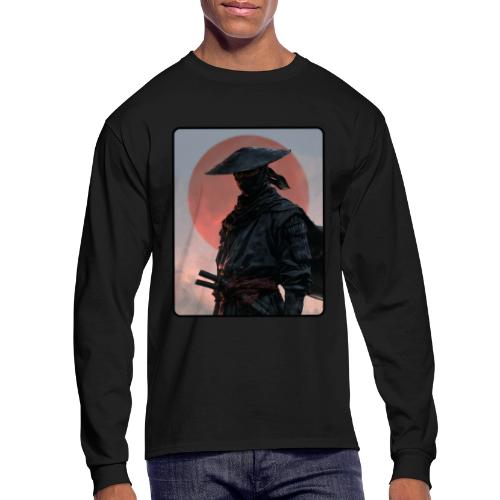 Ninja Warrior Under the Red Sun - Men's Long Sleeve T-Shirt