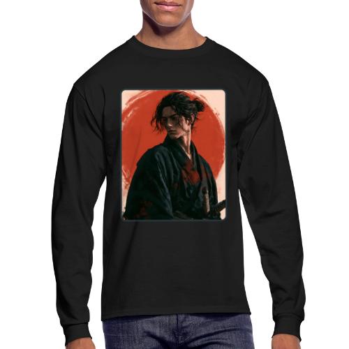 Samurai Beneath the Red Sun - Men's Long Sleeve T-Shirt