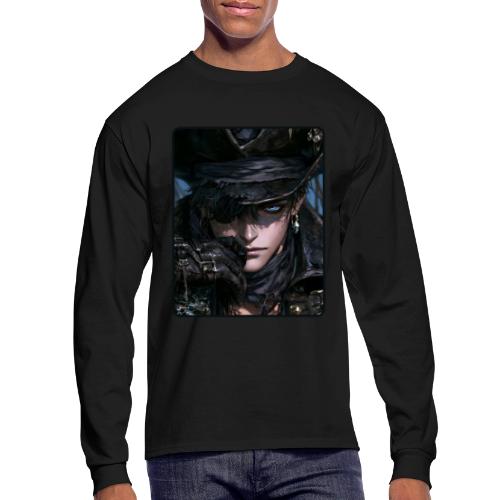 Dark Anime Pirate Warrior - Men's Long Sleeve T-Shirt