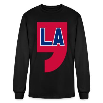 COMMA LA, CAMALA HARRIS FOR PRESIDENT 2024 - Men's Long Sleeve T-Shirt - black - Front