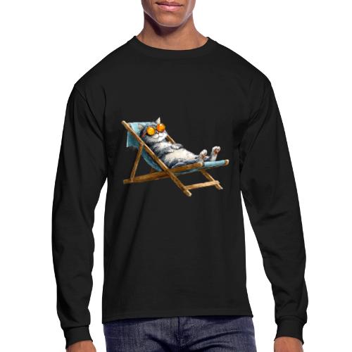 Sunshine Cat Mode - Men's Long Sleeve T-Shirt
