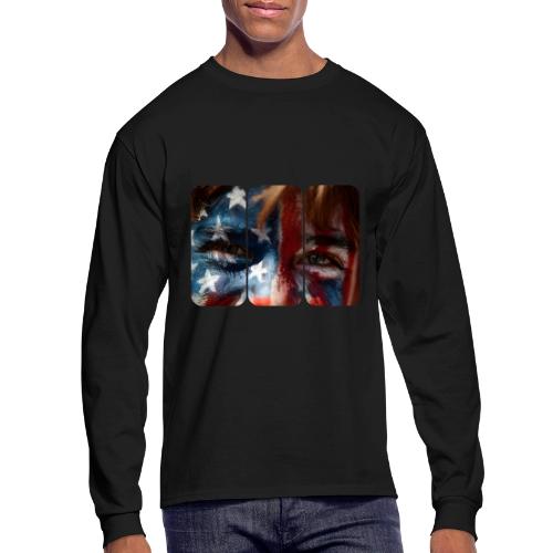 USA: Stars in Their Eyes - Men's Long Sleeve T-Shirt