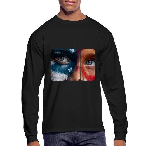 USA: Star-Spangled Glance - Men's Long Sleeve T-Shirt